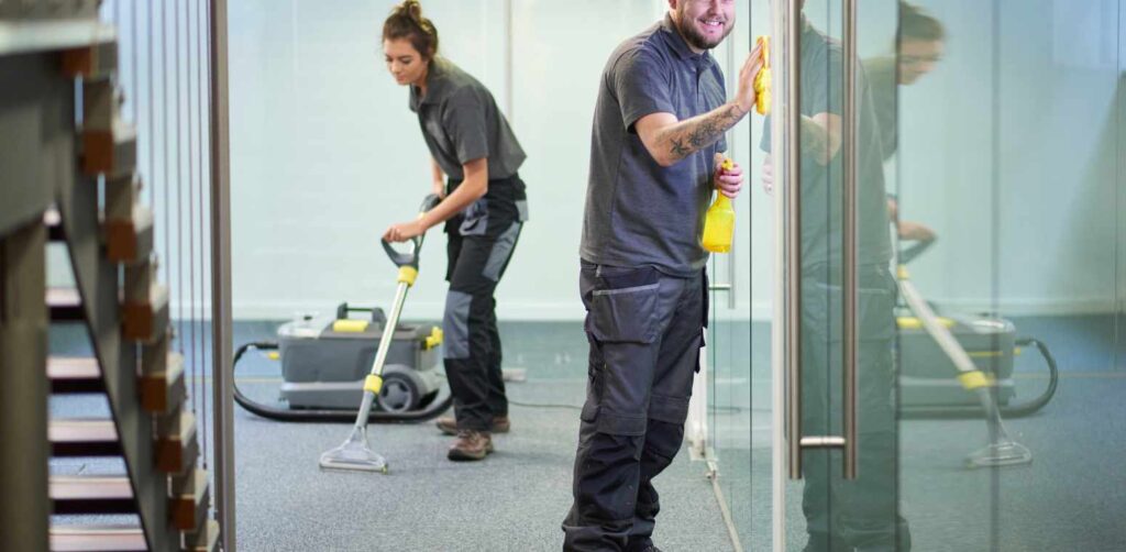 Office cleaning for productivity